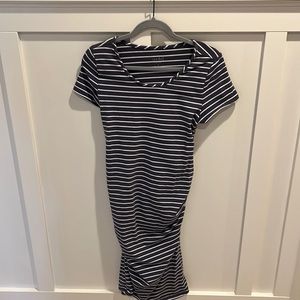 Isabel Maternity Striped Dress